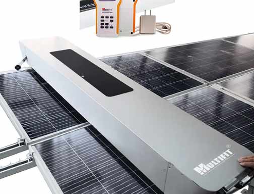¿Cómo limpiar una matriz de paneles solares?
