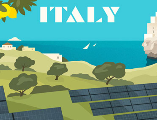 La capacidad solar instalada de Italia alcanzó los 2,3GW en el primer semestre de 2023