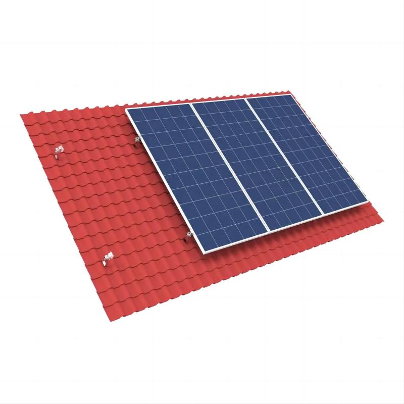 Aleación de aluminio esmaltada de las consolas de montaje del tejado de teja para el uso residencial de la Sistema Solar