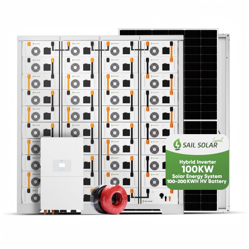 Soluciones de sistemas solares de red híbrida solar de SAIL SOLAR para uso industrial y comercial
