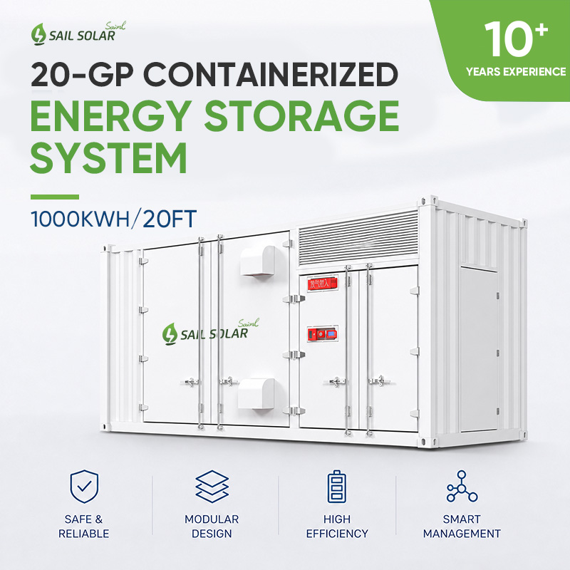 500KW 1000KWH All in One Energy Storagy System 20'ft Container BESS with Megarevo/Solis Inverter for C&I Use